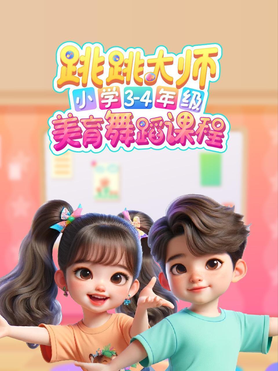 跳跳大师小学34年级美育舞蹈课程